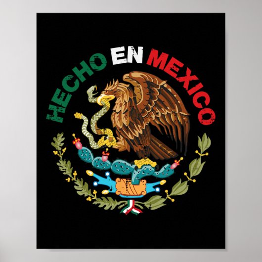 Poster En Mexique Aigle Fête de l'Indépendance Mexicaine (Devant)