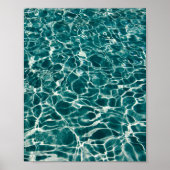 Poster en mousse de l'océan turquoise (Devant)