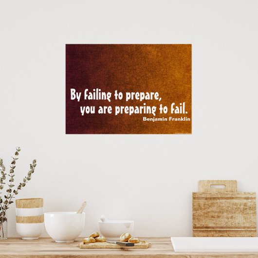 Poster En ne se préparant pas (Cuisine)