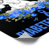 Poster En Novembre, Nous Portons Blue Elephant Diabetes A (Coin)