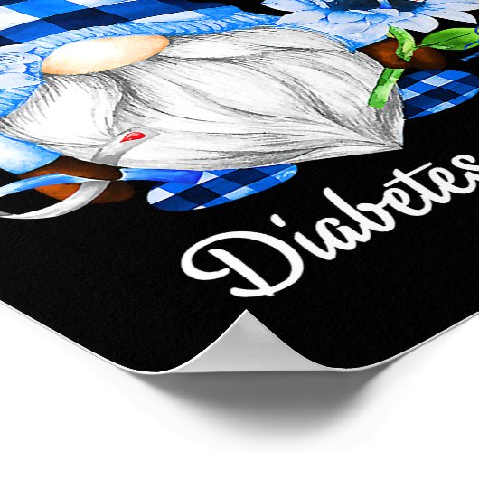 Poster En Novembre, Nous Portons Des Gnomes Bleus Sensibi (Coin)