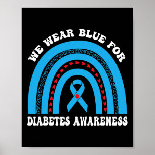 Poster En novembre, nous portons le bleu Mois de la sensi