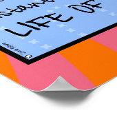 Poster en nuage de mots Aquarius (Coin)