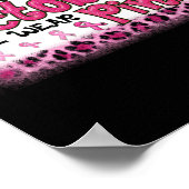 Poster En Octobre Nous Portons Le Citrouille Leopard De R (Coin)