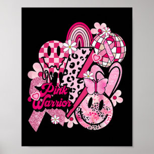 Poster En Octobre, Nous Portons Pink Breast Cancer Sensib