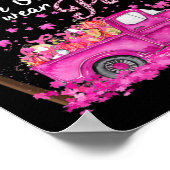 Poster En Octobre Nous Portons Pink Breast Cancer Sensibi (Coin)