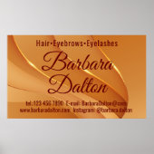 Poster en or beige en terre cuite Ocher (Devant)