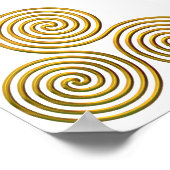 Poster en or de trait (Coin)