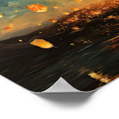 Poster en papier chinois Paysage Art (Coin)