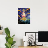Poster en papier mat Divine Feminine Rising (Bureau à domicile)