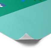 Poster en PH Plante hydroponique, 12" x 36" (Coin)