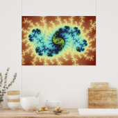 Poster En Playcast - Art Fractal (Cuisine)