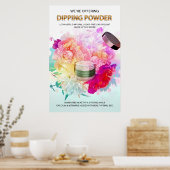 Poster en poudre pour salon de beauté (Cuisine)