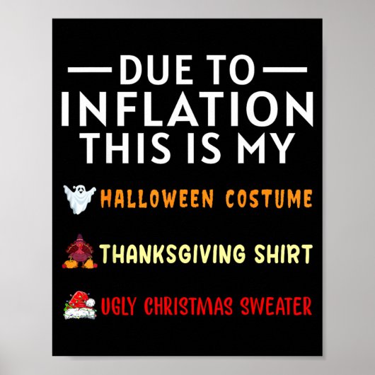 Poster En raison de l'inflation, ce costume d'Halloween e (Devant)