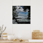 Poster En Regardant Par La Fenêtre (Cuisine)