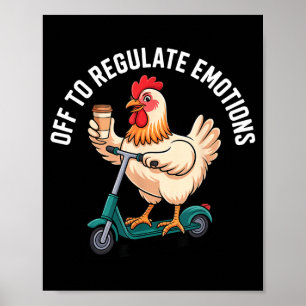 Poster En réguler les émotions - Santé mentale du poulet