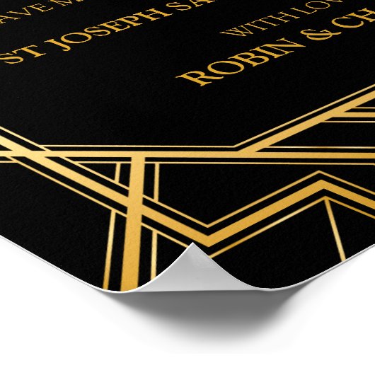 Poster En remplacement de la signature Mariage favorable  (Coin)