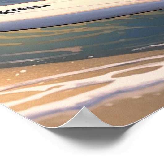 Poster En route pour attraper une vague (Coin)