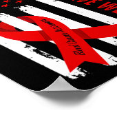 Poster En septembre, nous portons le rouge pour les lauré (Coin)