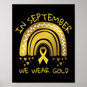 Poster En septembre, nous portons - Sensibilisation au ca