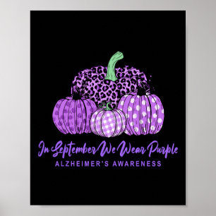 Poster En Septembre Nous Portons Violet Pour Heimerheimer