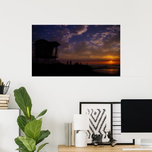 Poster En service ! (Bureau à domicile)