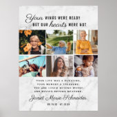 Poster En Souvenir Affectueux | 6 Collage Photo Funéraill (Devant)