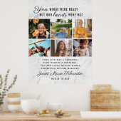 Poster En Souvenir Affectueux | 6 Collage Photo Funéraill (Cuisine)