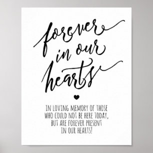Poster En souvenir affectueux - à jamais dans notre cœur