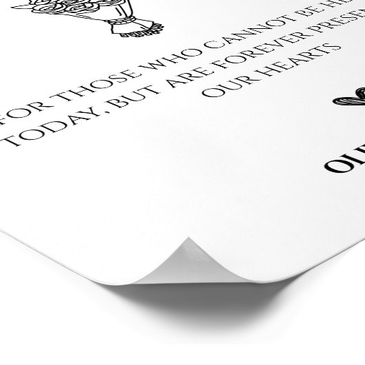 Poster En souvenir affectueux enseigne de monument funéra (Coin)