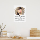 Poster En Souvenir Affectueux | Mémorial Photo (Cuisine)