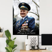 Poster En Souvenir Affectueux | Mémorial Photo Funéraire (Bureau à domicile)