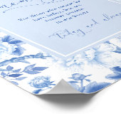 Poster En Souvenir Affectueux | Panneau de Mariage en Chi (Coin)