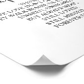 Poster En souvenir affectueux Panneau de table commémorat (Coin)