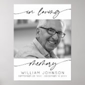 Poster En souvenir affectueux Photo de funérailles de scr (Devant)