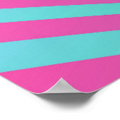Poster en spirale rose et bleu du Pentagone (Coin)