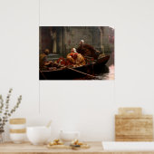 Poster En temps de danger, c. 1897 par Edmund Leighton (Cuisine)