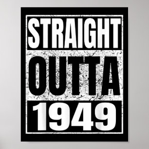 Poster En-Tête 1949 Année Clique Naissance De L'Anniversa