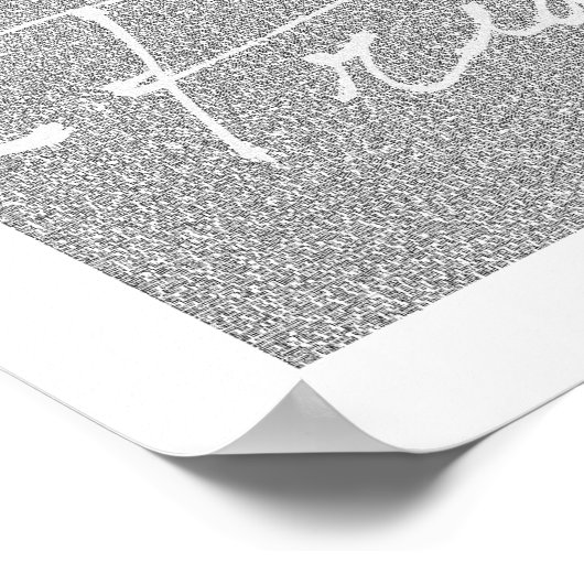 Poster en texte intégral Fierté et préjugés 24x36 (Coin)