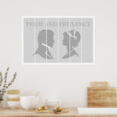 Poster en texte intégral Fierté et préjugés 24x36 (Cuisine)