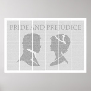 Poster en texte intégral Fierté et préjugés 24x36