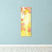 Poster en toile Alphonse Mucha Iris (Insitu (Plancher de Bois))