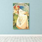 Poster en toile Alphonse Mucha Princess Hyacinth (Insitu (Plancher de Bois))