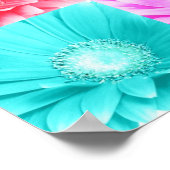 Poster en toile marron Gerbera Daisy (Coin)
