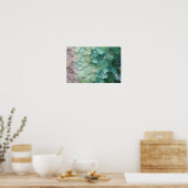 Poster en verre de mer de Porto Rico (Cuisine)