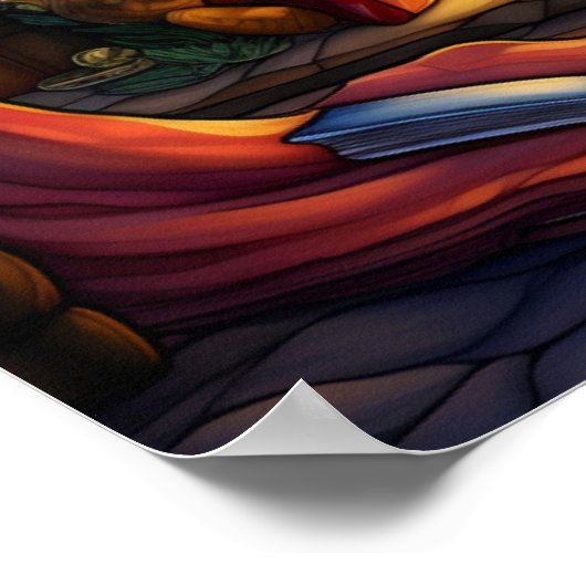 Poster en verre de Noël (Coin)