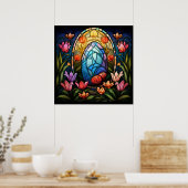 Poster en verre de Pâques (Cuisine)
