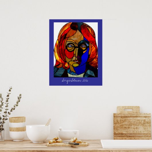 Poster en verre massif de Sergio Solomon (Cuisine)