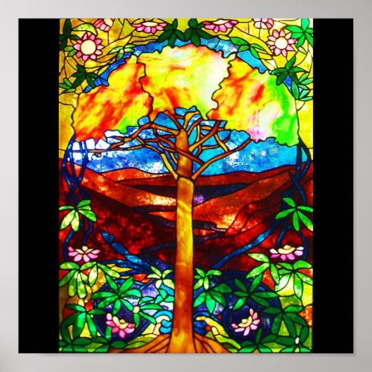 Poster en verre-Tiffany 5 (Devant)