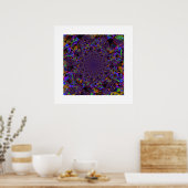 Poster en verre violet (Cuisine)